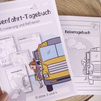 Klassenfahrt - Reisetagebuch für die Grundschule